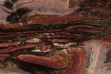 Polished Tiger Iron Stromatolite Slab - Billion Years #185959-1